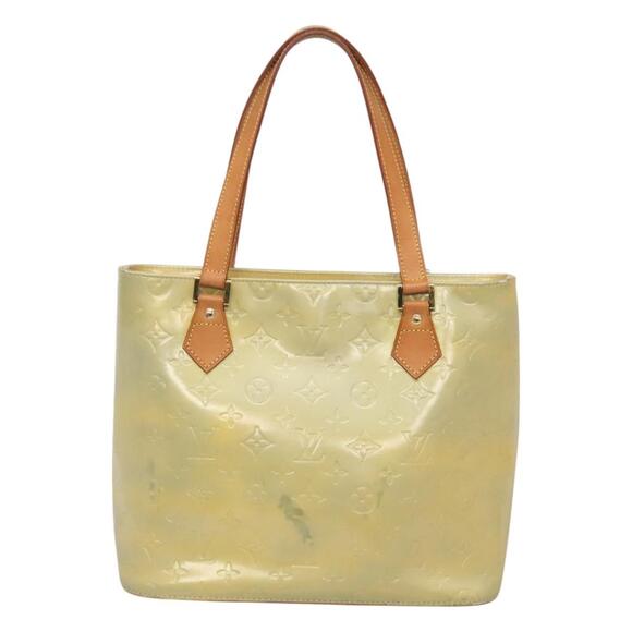 LOUIS VUITTON Monogram Vernis Houston Hand Bag Gris M91053 - Picture 2 of 12